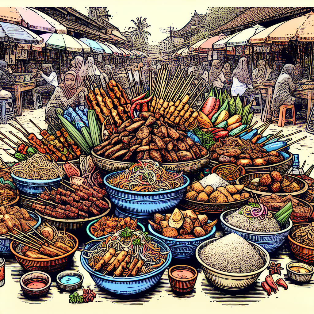 Eksplorasi Kuliner Tradisional Indonesia dalam Sketsa Menggugah Selera